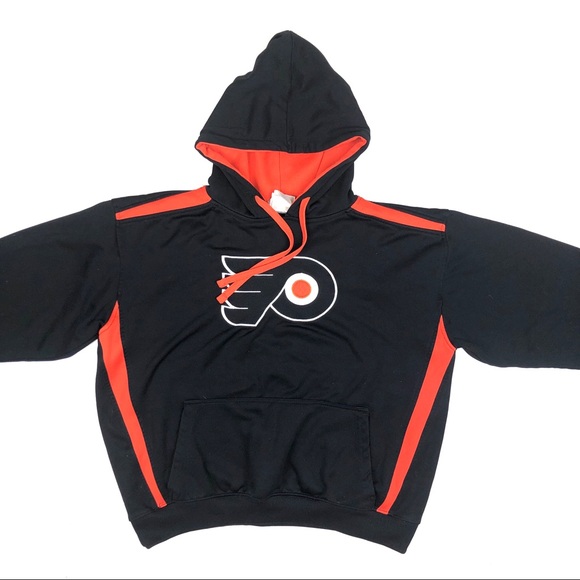 NHL Sweaters - Vintage NHL Womens Flyers Hooded Sweatshirt Size L